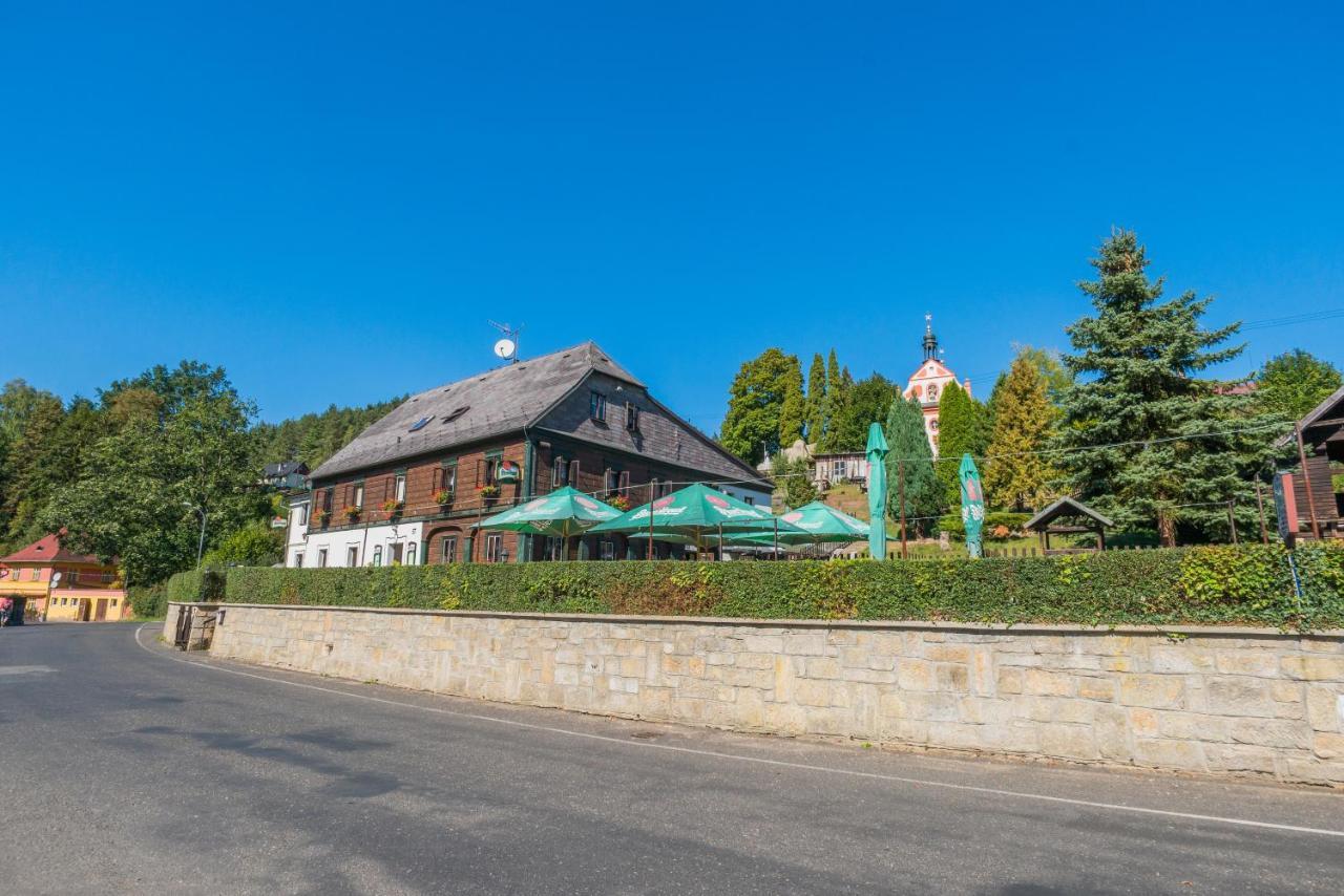Hotel Penzion Drevak Jetřichovice Exterior foto